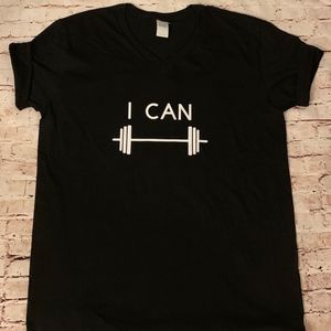 "I CAN" FITNESS Graphic Tee Men's & Ladies sizes